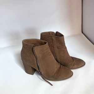 Taupe bootie from Target